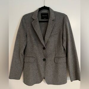 Massimo Dutti Grey Blazer, size 8